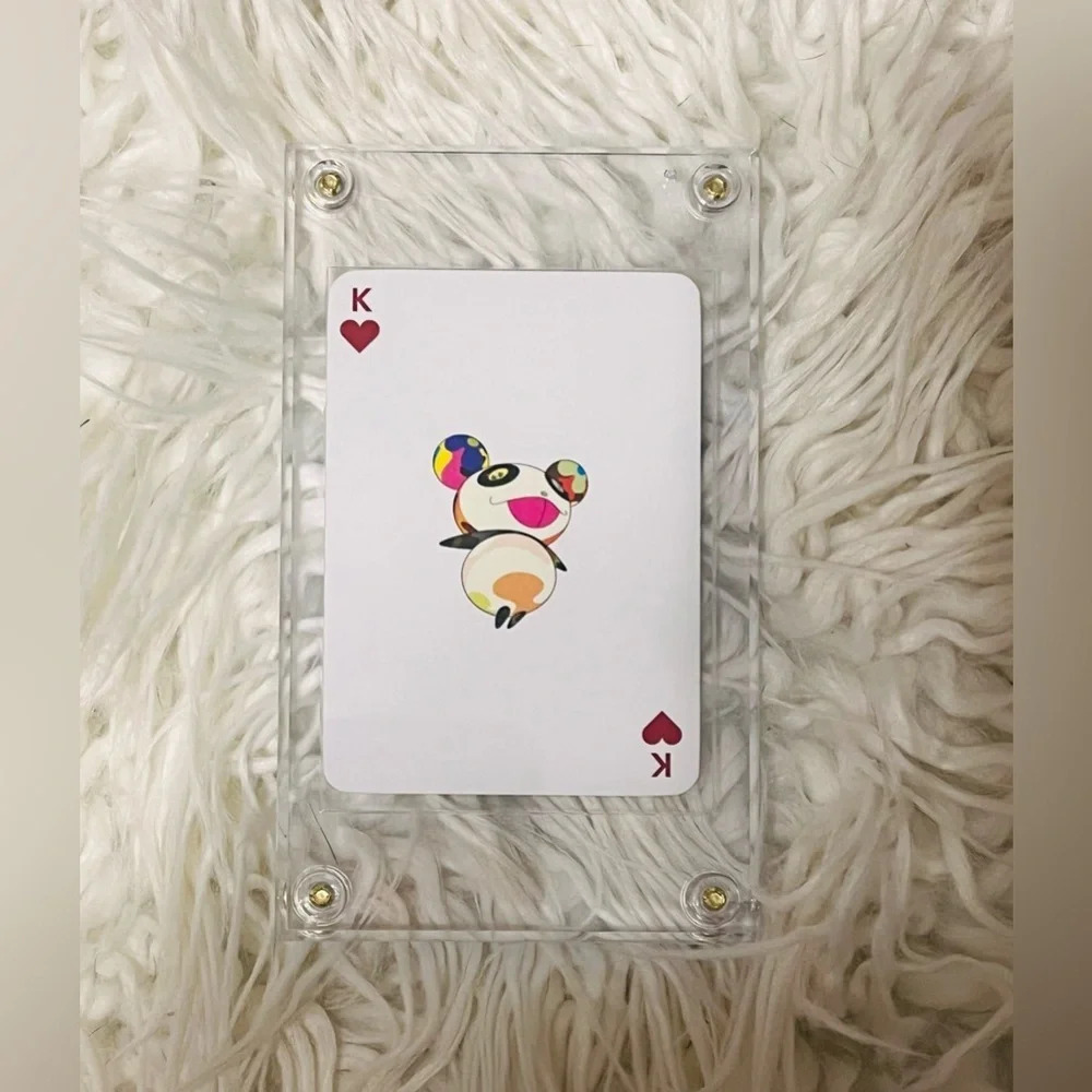 Louis Vuitton Murakami Monogram Playing Card - King Of Hearts with COA & Case